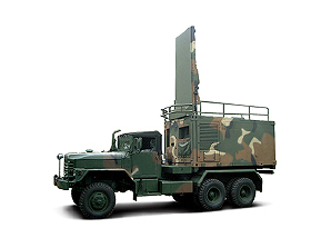 Artillery radar mounted vehicle image