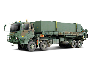 Ground- to-ground missile transportation vehicle image
